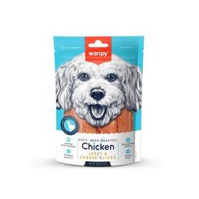 Wanpy Yumuşak Tavuklu Peynir Dilimli 100 gr Köpek Ödül Maması