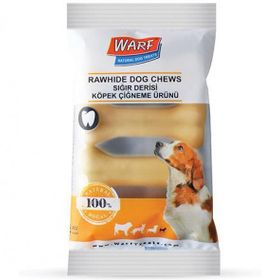 Warf 100 gr 4'lü Naturel Sığır Derisi Köpek Ödül Kemiği