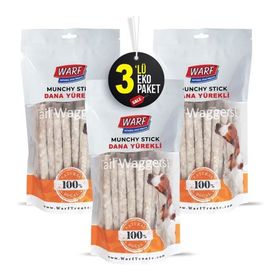 Warf Dana Yürekli 3x400 gr Köpek Ödül Çubuğu