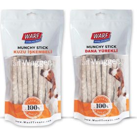 Warf Munchy 400 gr Dana Yürekli + 400 gr Kuzu İşkembeli Stick