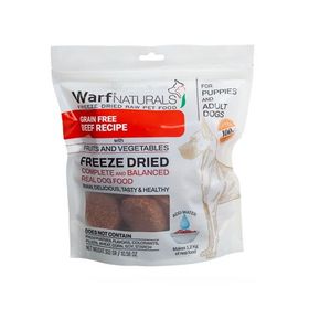 Warf Naturals Freeze Dried 300 gr Dana Etli Köpek Ödül Maması