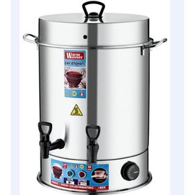 Warm Wasser Semaver 1200 W 3.5 lt Su Isıtma Kapasiteli 40 Bardak Çelik Çay Otomatı