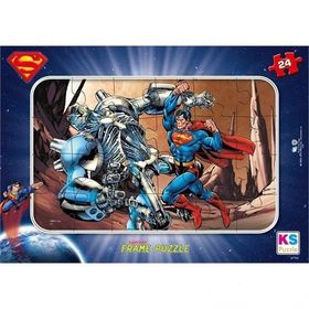 Warner Bros Superman- Frame Puzzle (Yapboz) 24