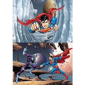 Warner Bros Superman- Puzzle - (Yapboz) 2'si 1 arada