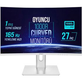 Warp WRP27-165-W 27 inç 165Hz 1ms Beyaz Curved Oyuncu Monitörü