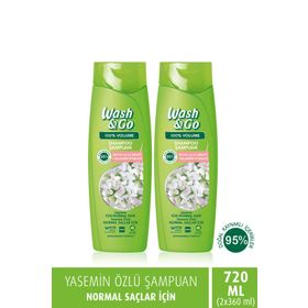 Wash & Go Yasemin Özlü 2x360 ml Şampuan
