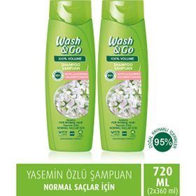 Wash & Go Yasemin Özlü 2x360 ml Şampuan