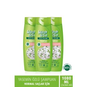 Wash & Go Yasemin Özlü 3x360 ml Şampuan