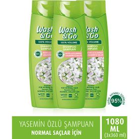 Wash & Go Yasemin Özlü 3x360 ml Şampuan