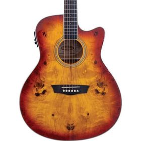 Washburn Deep Forest Burl Ace Amber Fade Elektro Akustik Gitar