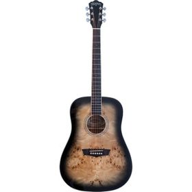 Washburn Deep Forest Burl Black Fade Akustik Gitar