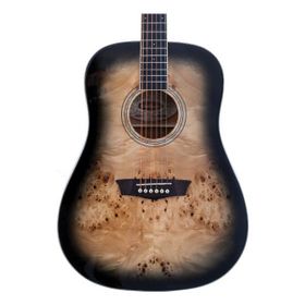 Washburn Deep Forest Burl Black Fade Akustik Gitar