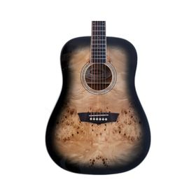 Washburn Deep Forest Burl Black Fade Akustik Gitar