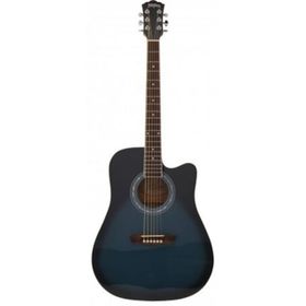 Washburn WA90CEBLB Elektro Akustik Gitar