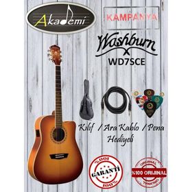 Washburn WD7SCE Elektro Akustik Gitar