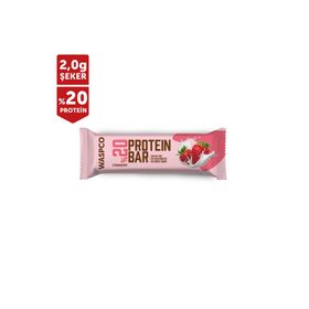 Waspco 40 gr Çilekli Protein Bar