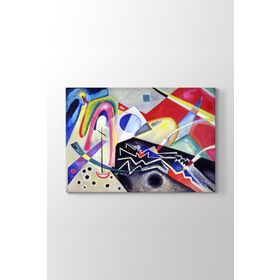 Wassily Kandinsky - White Zig Zags Tablosu