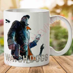 Watch Dogs Png Image Baskılı Kupa Bardak