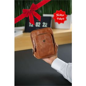Watch Of Royal Bled Tiguan Taba Hakiki Deri Erkek El Çantası