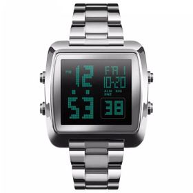 Watch Of Royal Digital Led Silver Unisex Kol Saati