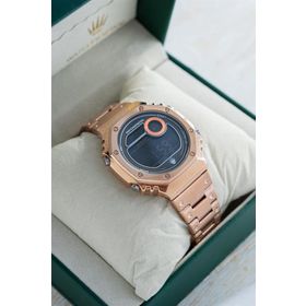 Watch Of Royal Led Wox Rose Gold Unisex Kol Saati