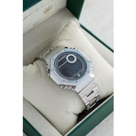 Watch Of Royal Led Wox Silver Unisex Kol Saati
