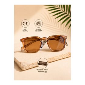 Watch Of Royal Lorrainew UV400 Cam Orjinal CE Belgeli Turuncu Unisex Güneş Gözlüğü