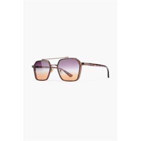 WATCHOFROYAL RE0039 Royal Eyewear Metalik Leopar Kadın Güneş Gözlüğü