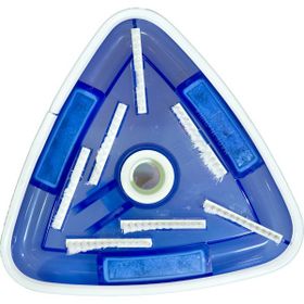 Water Fun 1,5 inç Vacuum Cleaner Head Lux Üçgen Liner Vakumlu Havuz Süpürgesi