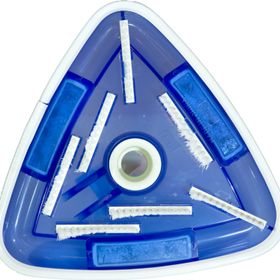 Water Fun 1,5 inç Vacuum Cleaner Head Lux Üçgen Liner Vakumlu Havuz Süpürgesi