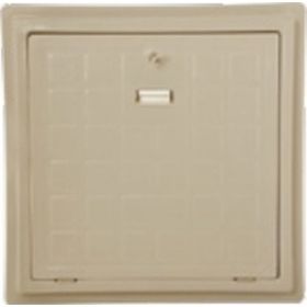 Water Fun Housing Cover Cam Takviyeli Polyester Açık Kahve 65x65 cm İç 90x90 cm Dış Makine Dairesi Kapağı
