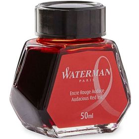 Waterman 110730 Kırmızı Şişe Dolma Kalem Mürekkebi