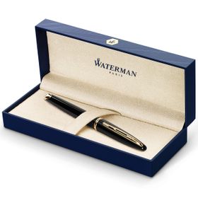 Waterman Carene Lake Siyah Altın Tasarımlı Mavi Mürekkep Dolma Kalem
