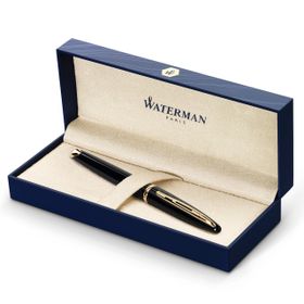 Waterman Carene Lake Siyah Altın Tasarımlı Mavi Mürekkep Dolma Kalem