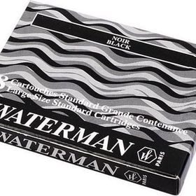 Waterman S0110850 Kartuşu 8'li Siyah Dolma Kalem