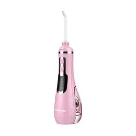Waterpulse Pembe Water Flosser V500 Kablosuz Taşınabilir Ağız Duş Bakım Seti