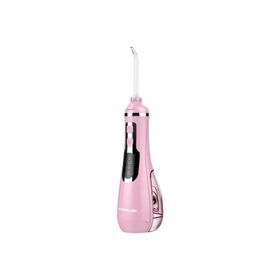 Waterpulse Pembe Water Flosser V500 Kablosuz Taşınabilir Ağız Duş Bakım Seti