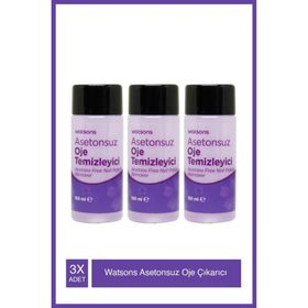 Watsons 3x150 ml Asetonsuz Oje Çıkarıcı