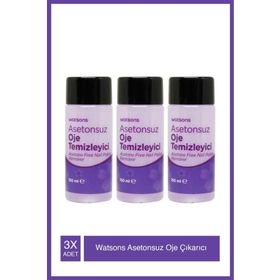 Watsons 3x150 ml Asetonsuz Oje Çıkarıcı
