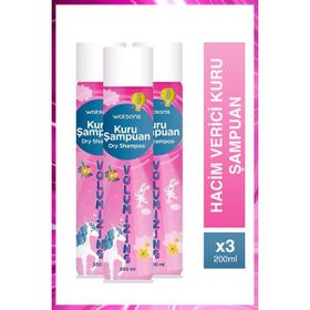 Watsons 3x200 ml Hacim Verici Kuru Şampuan