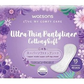 Watsons 40 Adet Ultra İnce Lavanta Kokulu Cottony Soft Günlük Ped