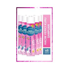 Watsons 5x200 ml Hacim Verici Kuru Şampuan