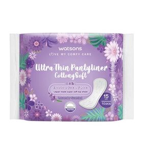 Watsons Cottony Soft Ultra İnce Lavanta Kokulu 10 Adet Günlük Ped