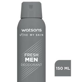 Watsons Fresh Men 5x150 ml Sprey Deodorant