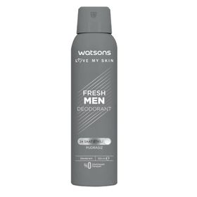 Watsons Fresh Men Deodorant Pudrasız Sprey 150 ml