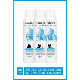 Watsons Invisible Fresh 150 ml Men Deo Sprey