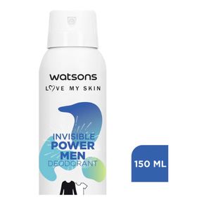 Watsons Invisible Power Men 150 ml Deodorant