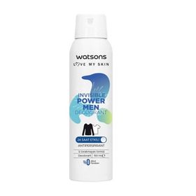 Watsons Invisible Power Men 5x150 ML Sprey Deodorant