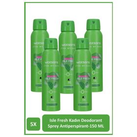 Watsons Isle Fresh Pudralı 150 ml Deodorant Sprey