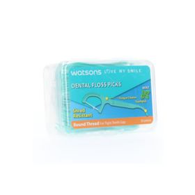Watsons Naneli Kürdanlı Düz 50 Adet Diş İpi